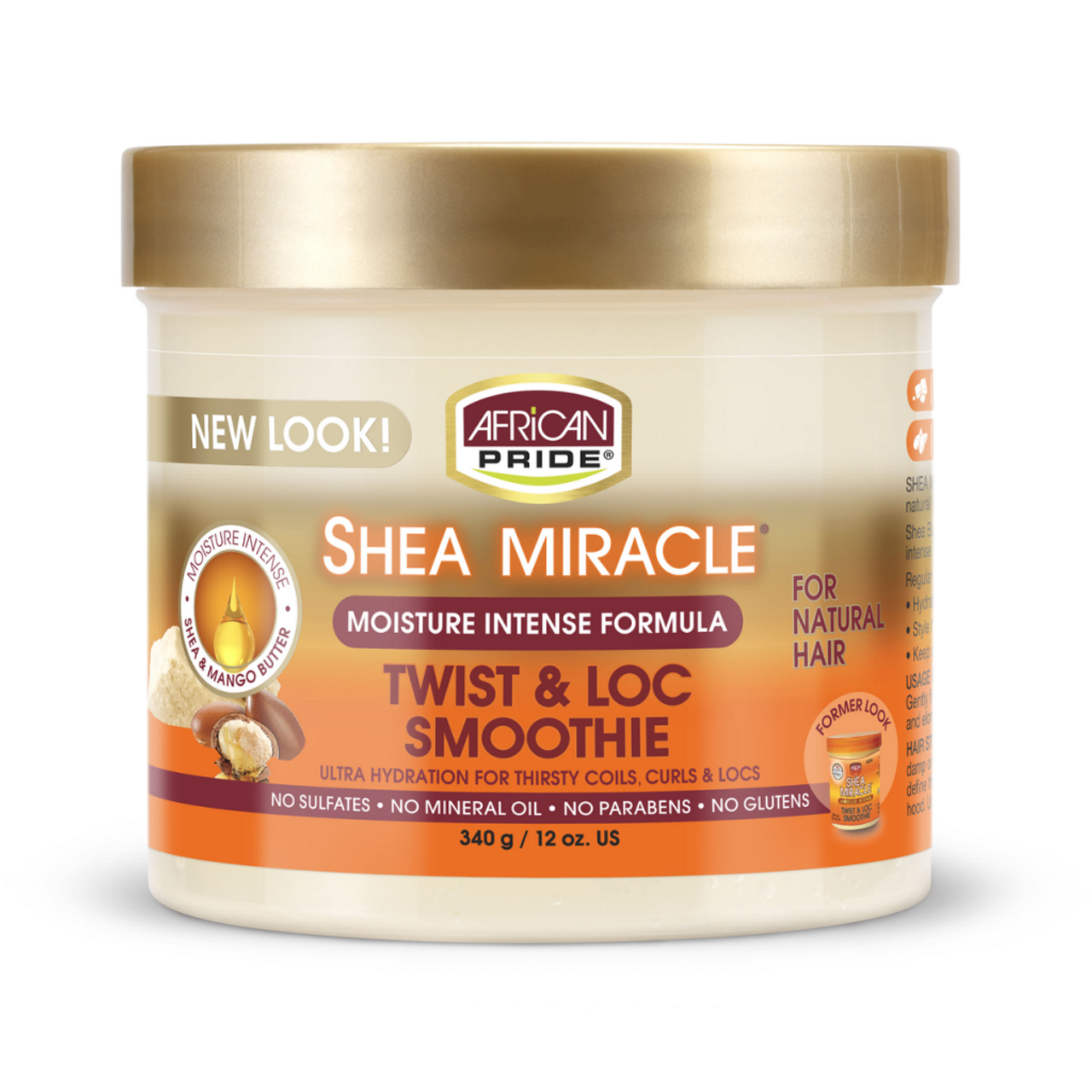 African Pride Shea Miracle Twist & Loc Smoothie 340g
