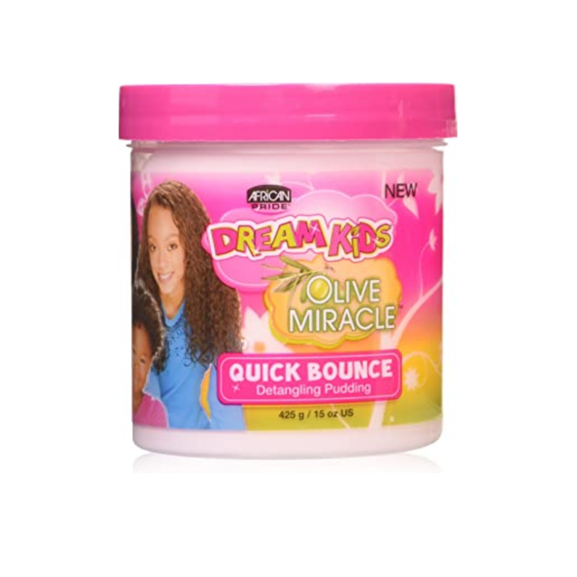 African Pride Dream Kids Olive Miracle Quick Bounce Detangling Pudding 15oz