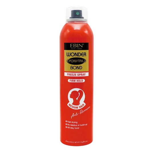 Ebin Wonder Ponytail Bond Freeze Spray - Firm Hold 245ml