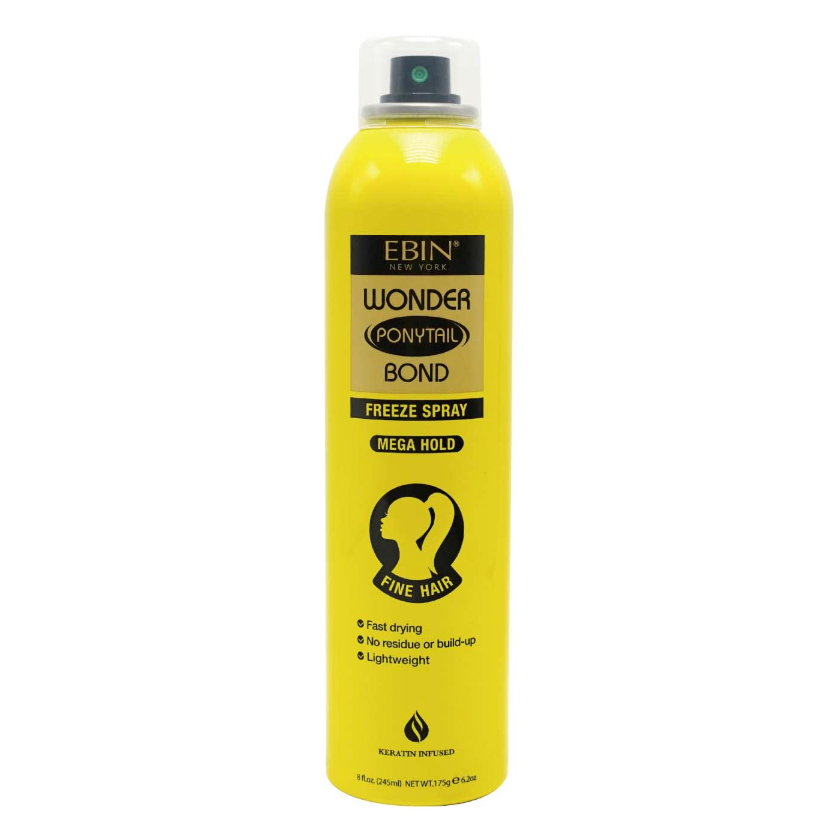 Ebin Wonder Ponytail Bond Freeze Spray - Mega Hold 245ml