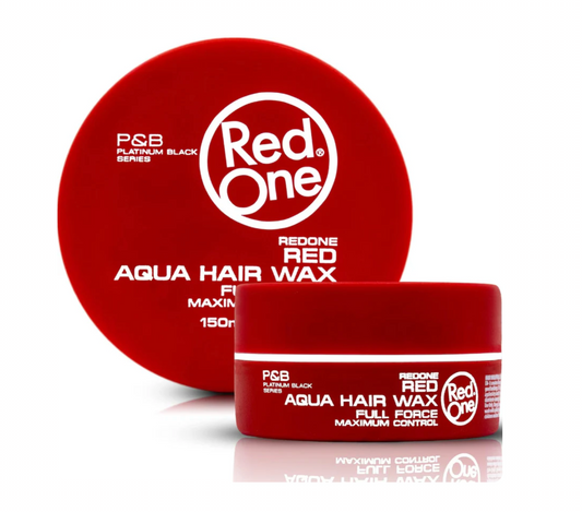 Red One Aqua Hair Wax Full Force Maximum Control - Red 150ml