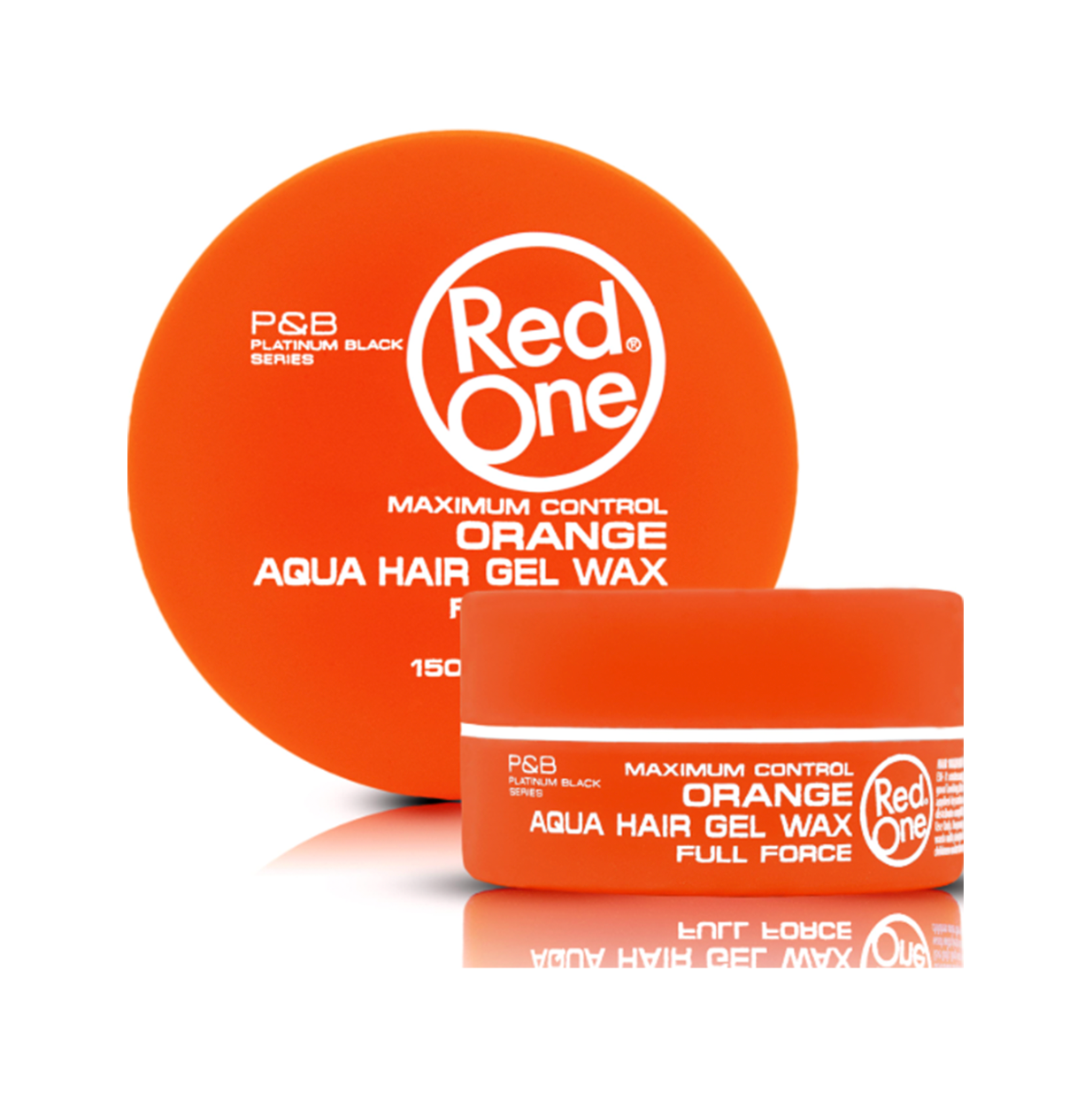 Red One Aqua Hair Gel Wax Full Force - Orange 150ml