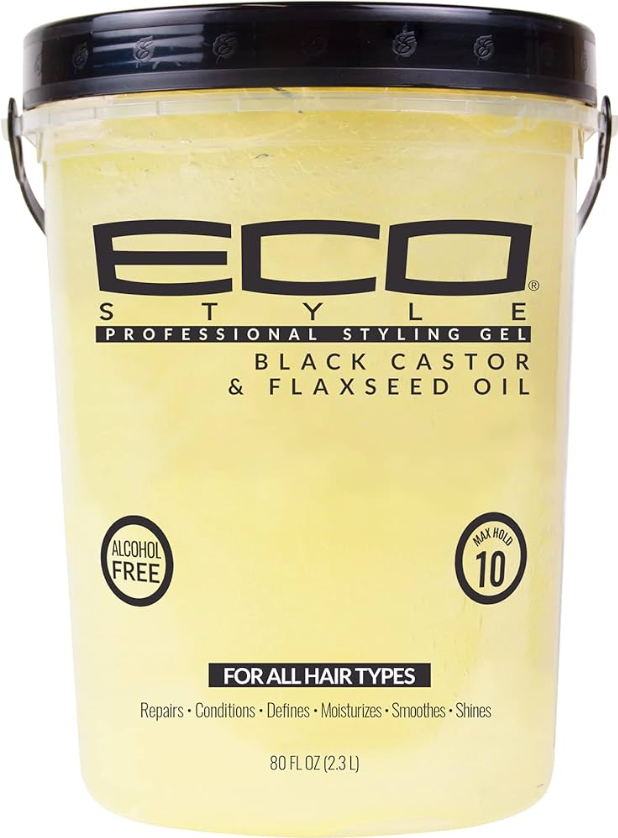 Eco Style Black Castor & Flaxseed Oil Gel