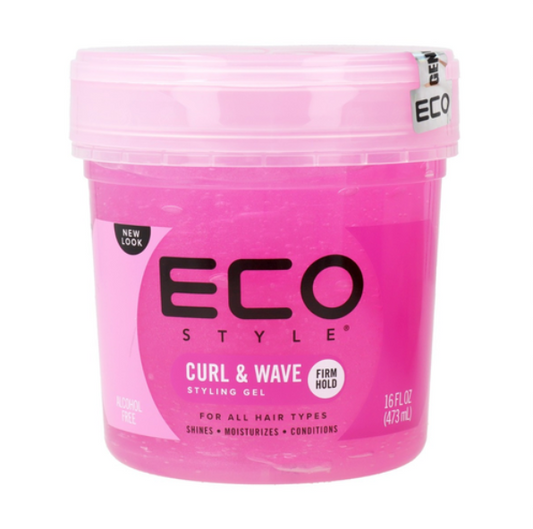 Eco Style Pink Gel Curl & Wave