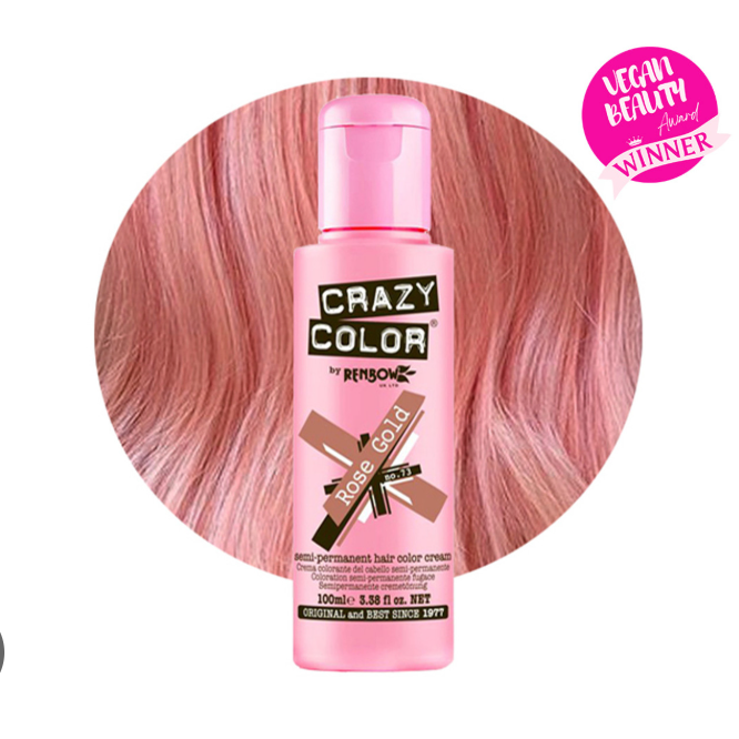 Crazy Color Semi-Permanent Hair Color Cream 100ml