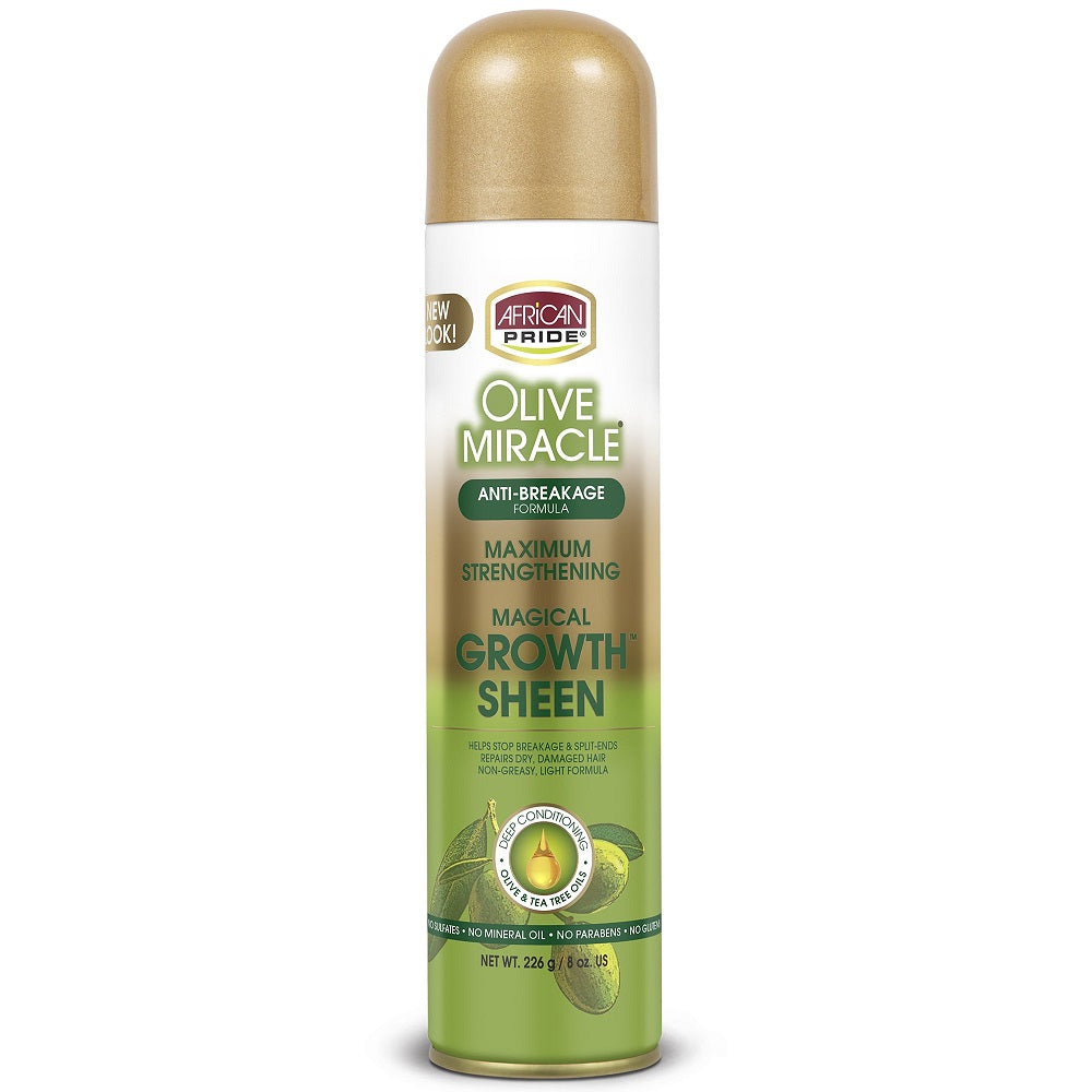 African Pride Olive Miracle Sheen Spray