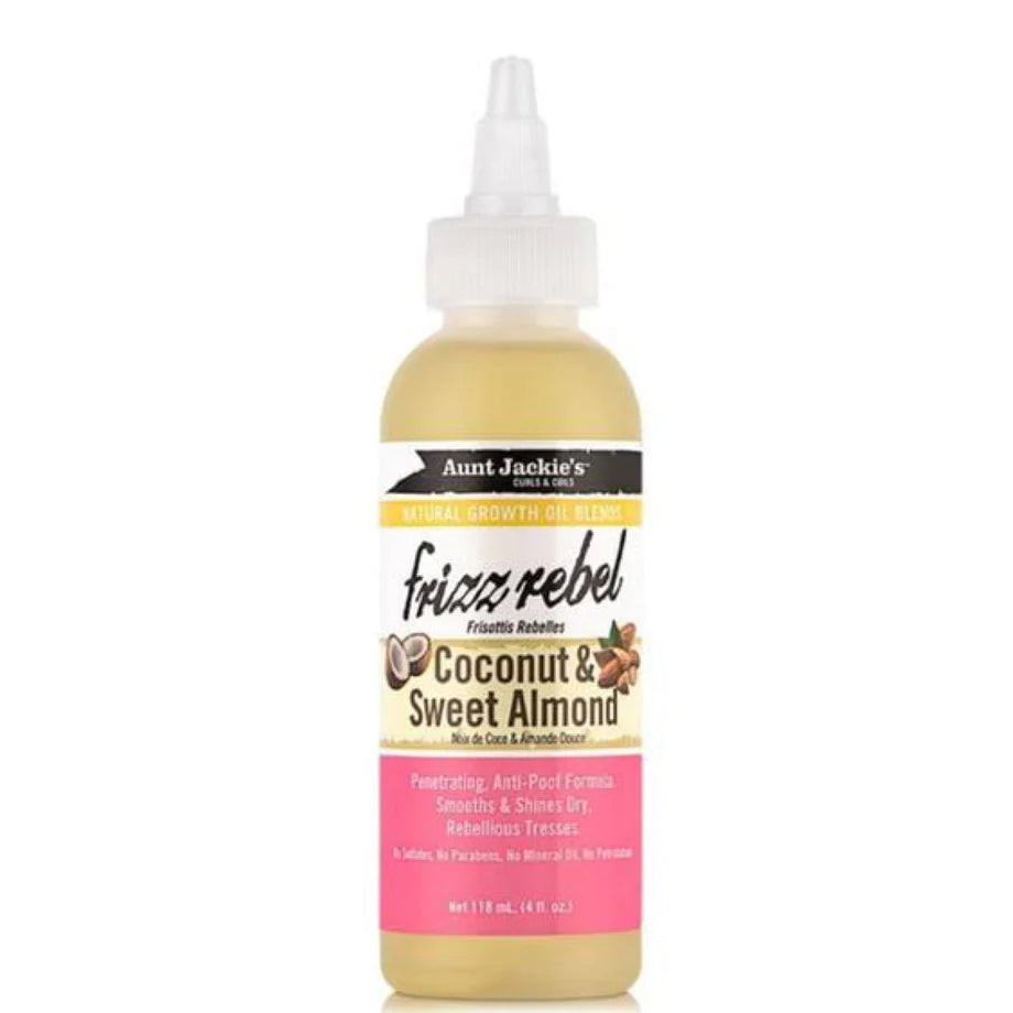 Aunt Jackies Frizz Rebel Coconut & Sweet Almond Oil 118ml