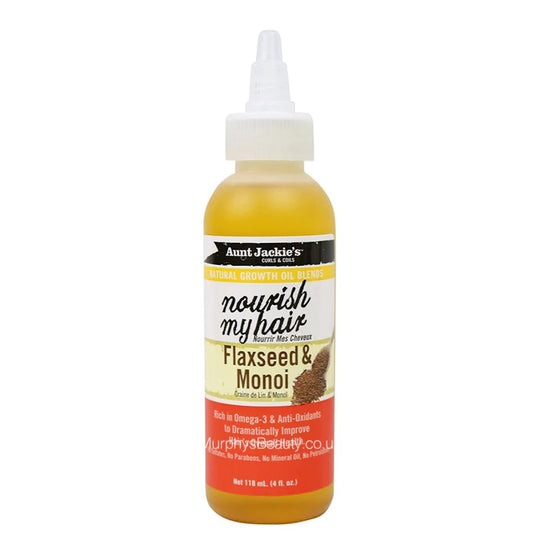 Aunt Jackies Nourish My Hair Flaxseed & Monoi Oil 118ml