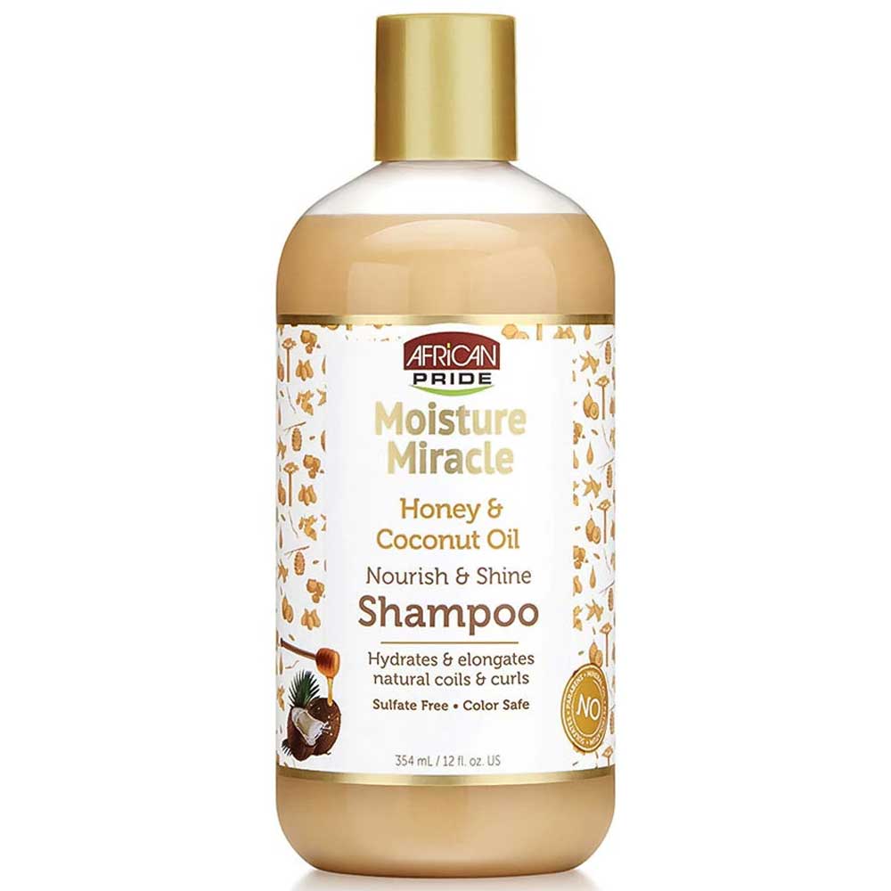African Pride Moisture Miracle Honey & Coconut Oil Shampoo 354 Ml