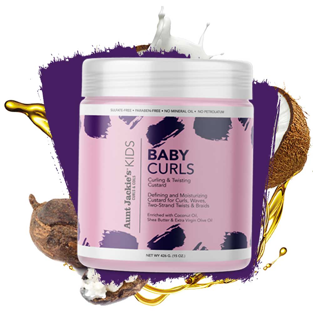 Aunt Jackies Kids Baby Girl Curls Curling & Twisting Custard 426g