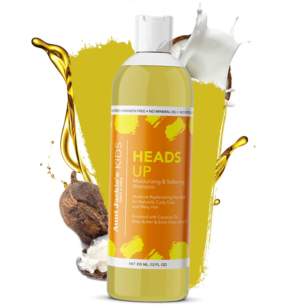 Aunt Jackies Kids Heads Up – Moisturizing & Softening Shampoo 355ml