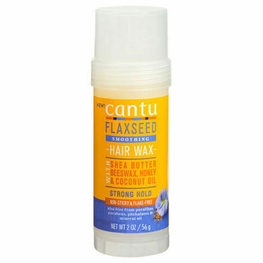 Cantu Flaxseed Smoothing Hair Wax Shea Butter Beeswax Honey Coconut Oil 56g