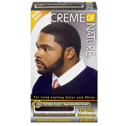 CON Men Hair Dye For Hair Moustache And Beard Natural Black