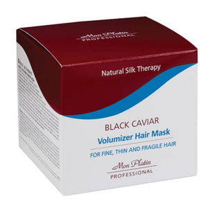 MON PLATIN PROFESSIONAL BLACK CAVIAR VOLUMIZER HAIR MASK FOR FINE, THIN AND FRAGILE HAIR 500ML