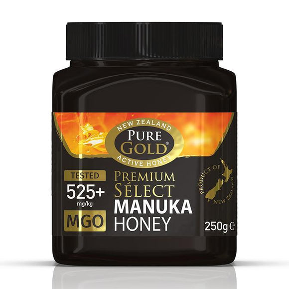 Pure Gold Premium Select Manuka Honey MGO 525 250g