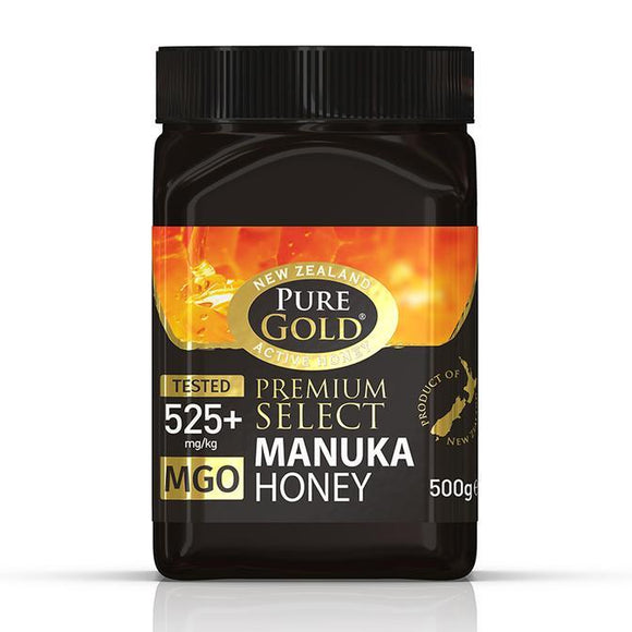 Pure Gold Premium Select Manuka Honey MGO 525 500g