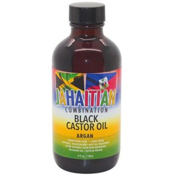 Jahaitian Black Castor Oil Argan 4oz