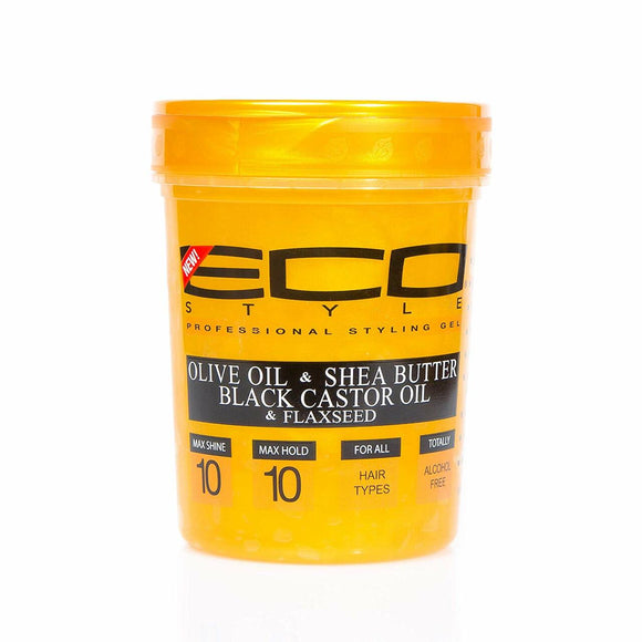 ECO STYLE GOLD OLIVE OIL & SHEA BUTTER STYLING GEL 32OZ