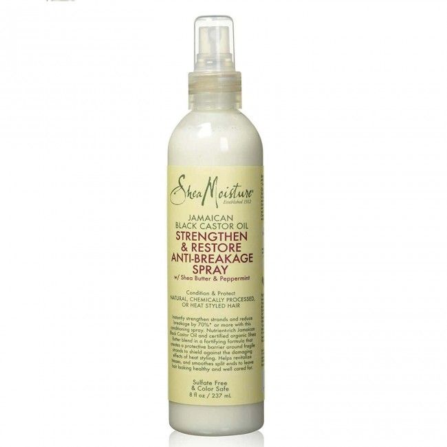 Shea Moisture Jamaican Black Castor Oil Strengthen & Restore Anti-breakage Spray 8oz