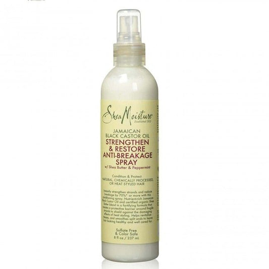 Shea Moisture Jamaican Black Castor Oil Strengthen & Restore Anti-breakage Spray 8oz