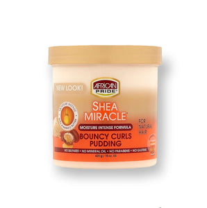 AFRICAN PRIDE SHEA BUTTER MIRACLE BOUNCY CURLS PUDDING 425 G