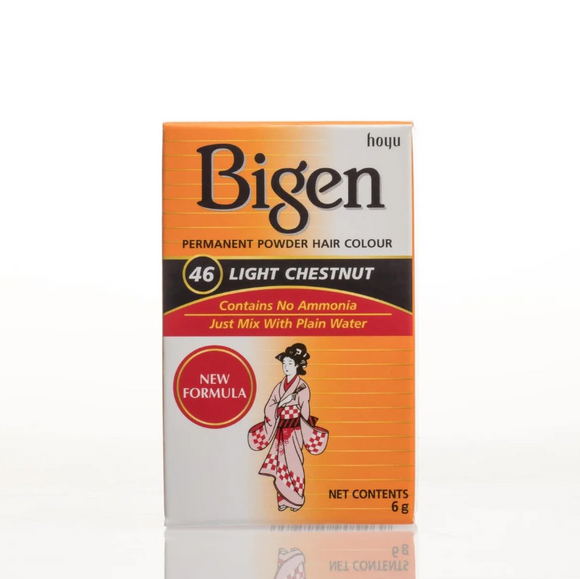 BIGEN DYE 46 HAIR COLOUR DARK LIGHT CHESTNUT