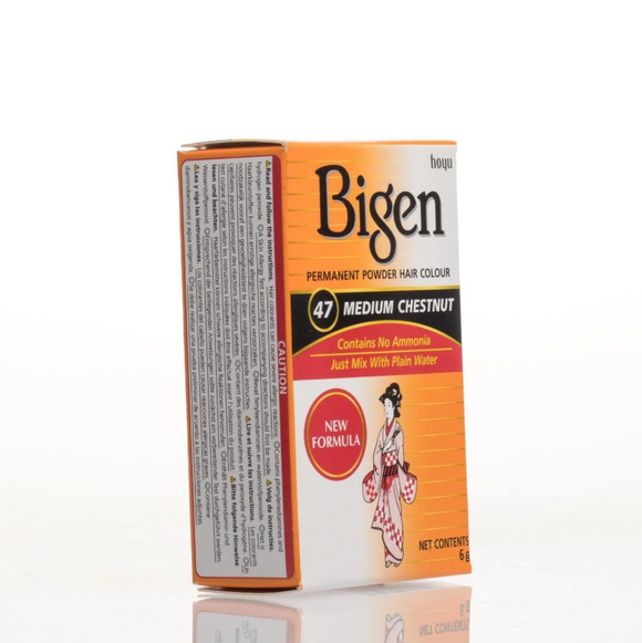 BIGEN DYE 47 HAIR COLOUR DARK MED CHESTNUT