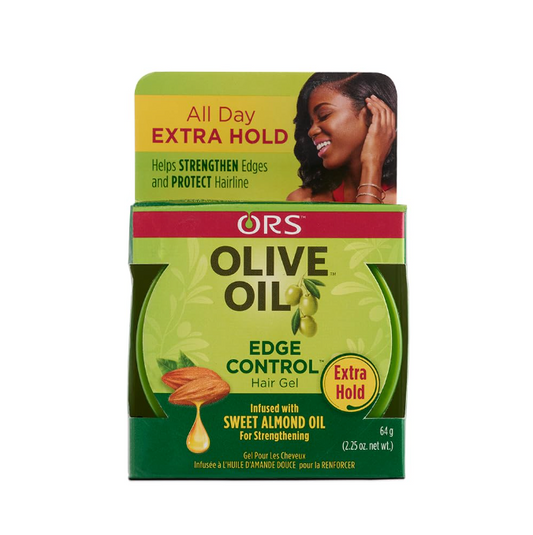 ORS Olive Oil Edge Control Infused With Sweet Almond Oil Extra Hold 2.25oz