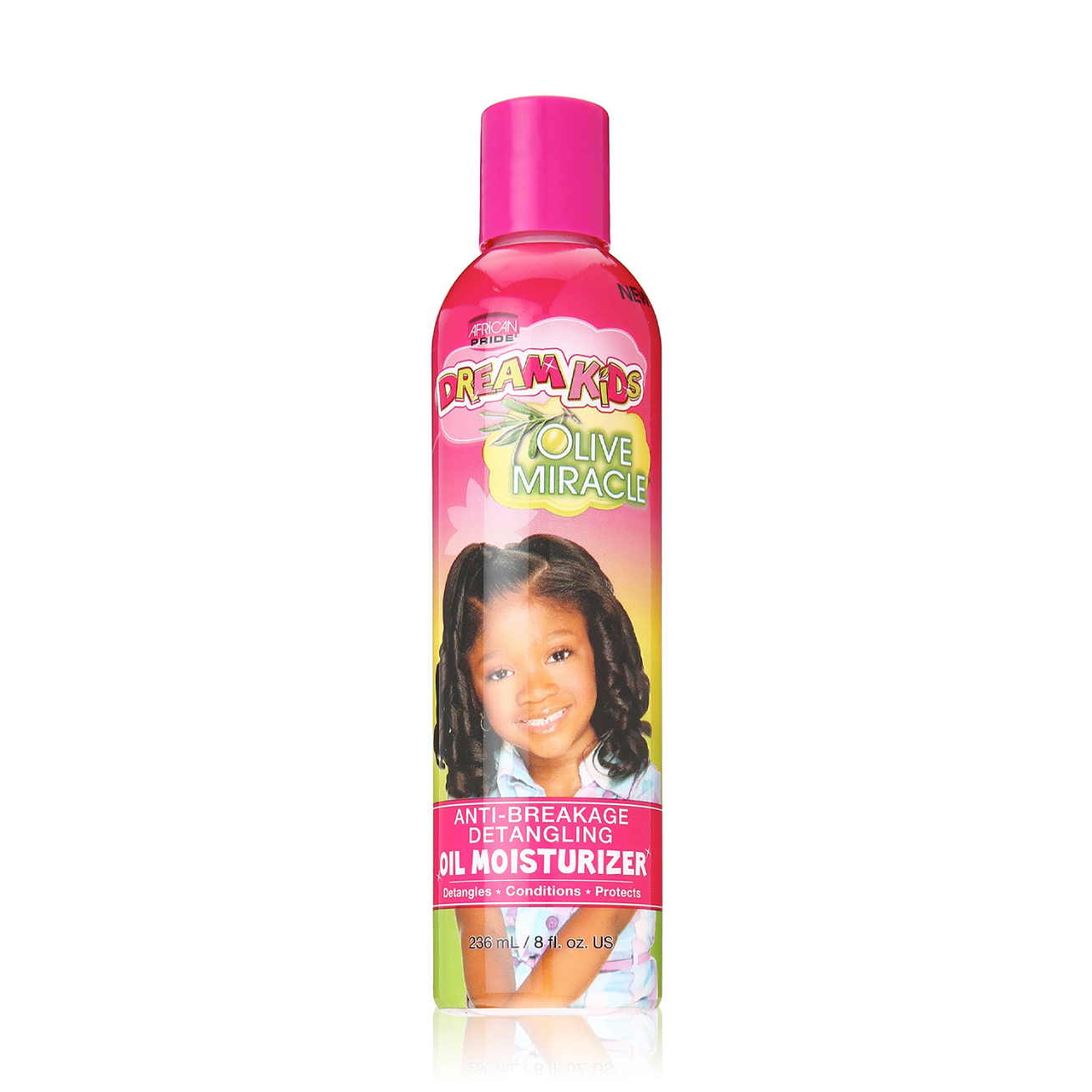 African Pride Dream Kids Olive Miracle Anti Breakage Detangling Oil Moisturizer 8oz