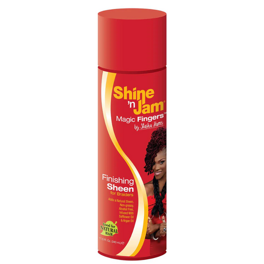 Shine 'n Jam Magic Fingers Finishing Sheen For Braiders 11.5oz