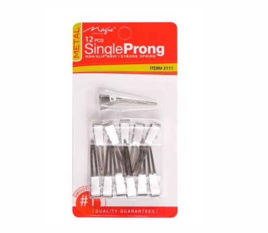 Magic 12pcs Single Prong Clips