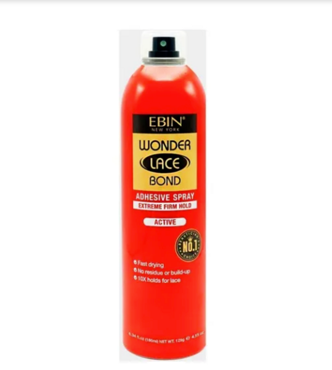 Ebin Wonder Lace Bond Adhesive Spray Extreme Firm Hold - Active