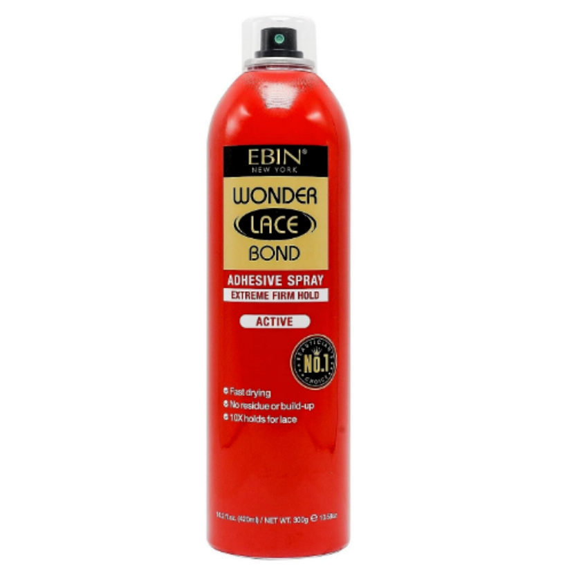 Ebin Wonder Lace Bond Adhesive Spray Extreme Firm Hold - Active