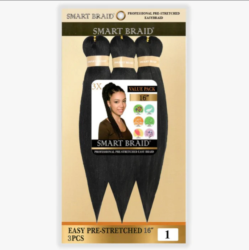 Smart Braid Easy Pre-Stretched 16" 3pcs