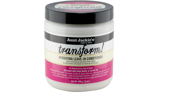 AUNT JACKIES TRANSFORM! HYDRATING LEAVE-IN CONDITIONER 426g