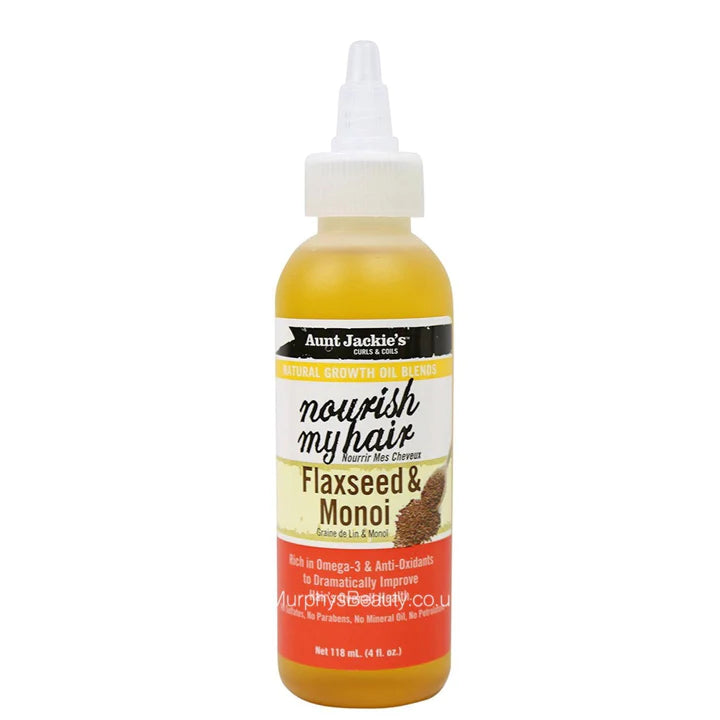 Aunt Jackies Nourish My Hair Flaxseed & Monoi Oil 118ml