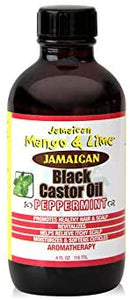 Jamaican Mango & Lime Jamaican Black Castor Oil Peppermint 4oz