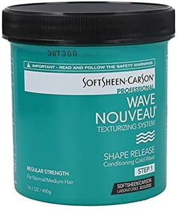 Wave Nouveau Texturizing System Shape Release Conditioning Cold Wave Step 1 Regular Strength 14.1oz