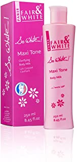Fair & White So White Maxi Tone Clarifying Body Milk 8.45oz