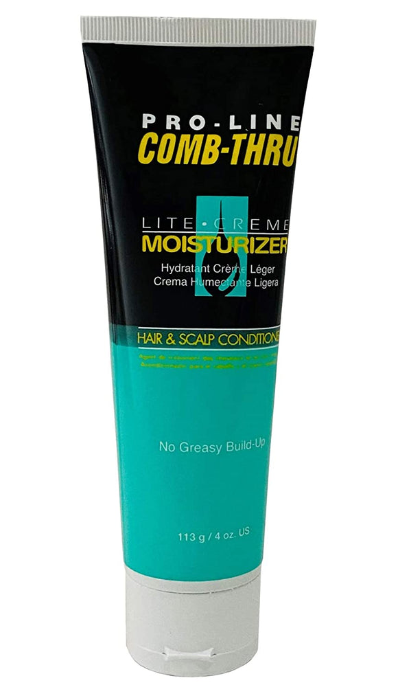 Pro Line Comb Thru Lite Cream Moisturizer Hair & Scalp Conditioner 4oz