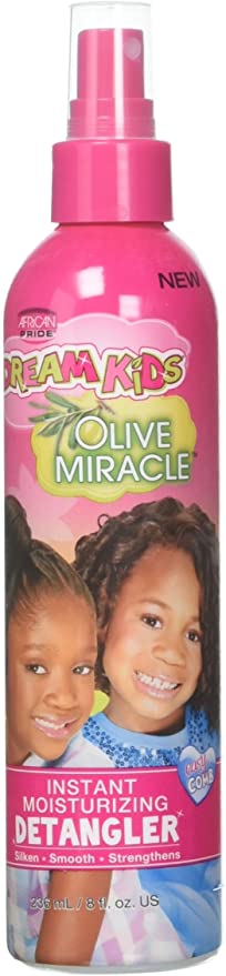 African Pride Dream Kids Olive Miracle Instant Moisturizing Detangler 8oz