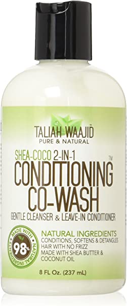 Taliah Waajid Shea Coco 2 In 1 Conditioning Co Wash Gentle Cleanser & Leave In Conditioner 8oz