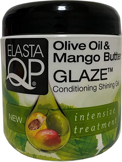 Elasta QP Olive Oil & Mango Butter Glaze Conditioning Shining Gel 6oz