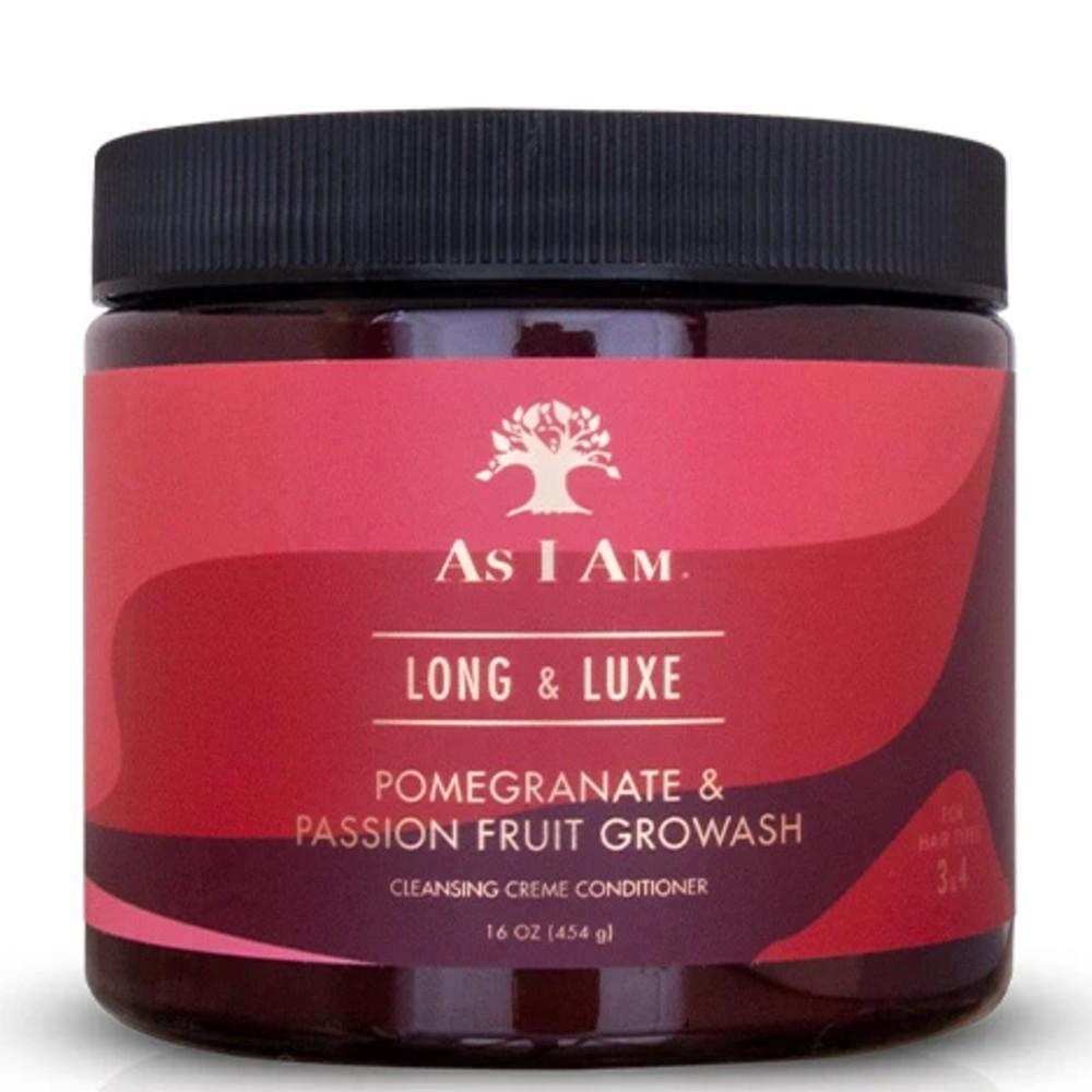 As I Am Long & Luxe Growash Cleansing Crème Conditioner 454g