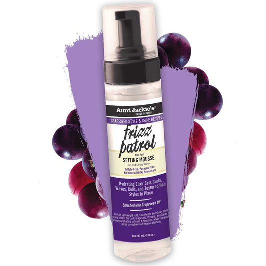 Aunt Jackies Frizz Patrol Anti-poof Twist & Curl Setting Mousse 237ml