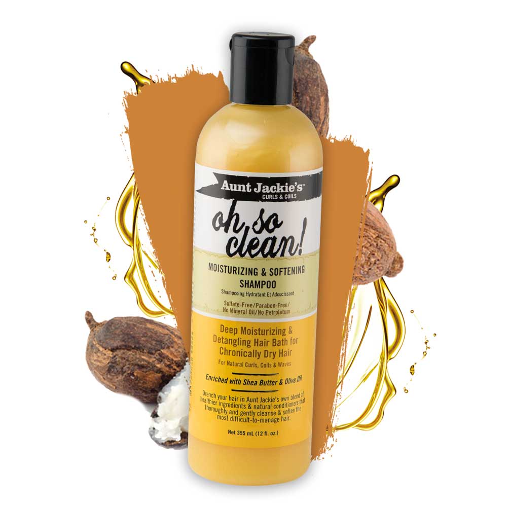 Aunt Jackies Oh So Clean  Moisturizing & Softening Shampoo 355ml