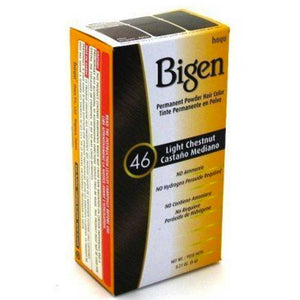 BIGEN DYE 46 HAIR COLOUR DARK LIGHT CHESTNUT