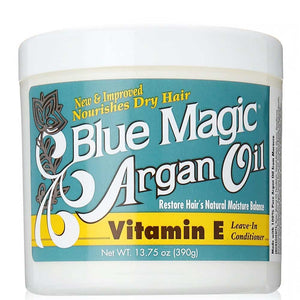 BLUE MAGIC ARGAN OIL WITH/VITAMIN E 390G