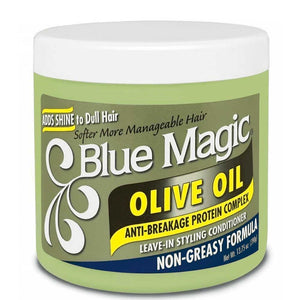 BLUE MAGIC OLIVE OIL LEAVE-IN STYLING CONDITIONER 340G