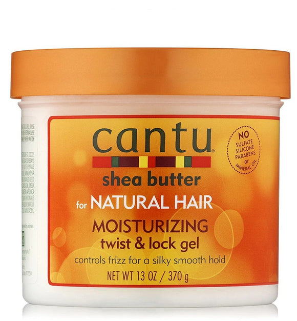 CANTU SHEA BUTTER FOR NATURAL HAIR MOISTURIZING TWIST & LOCK GEL 370G